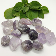 Amatista rolada/pulida