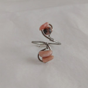 Anillo regulable Rodocrosita