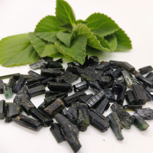 Turmalina Verde Cristal (Brasil) en bruto