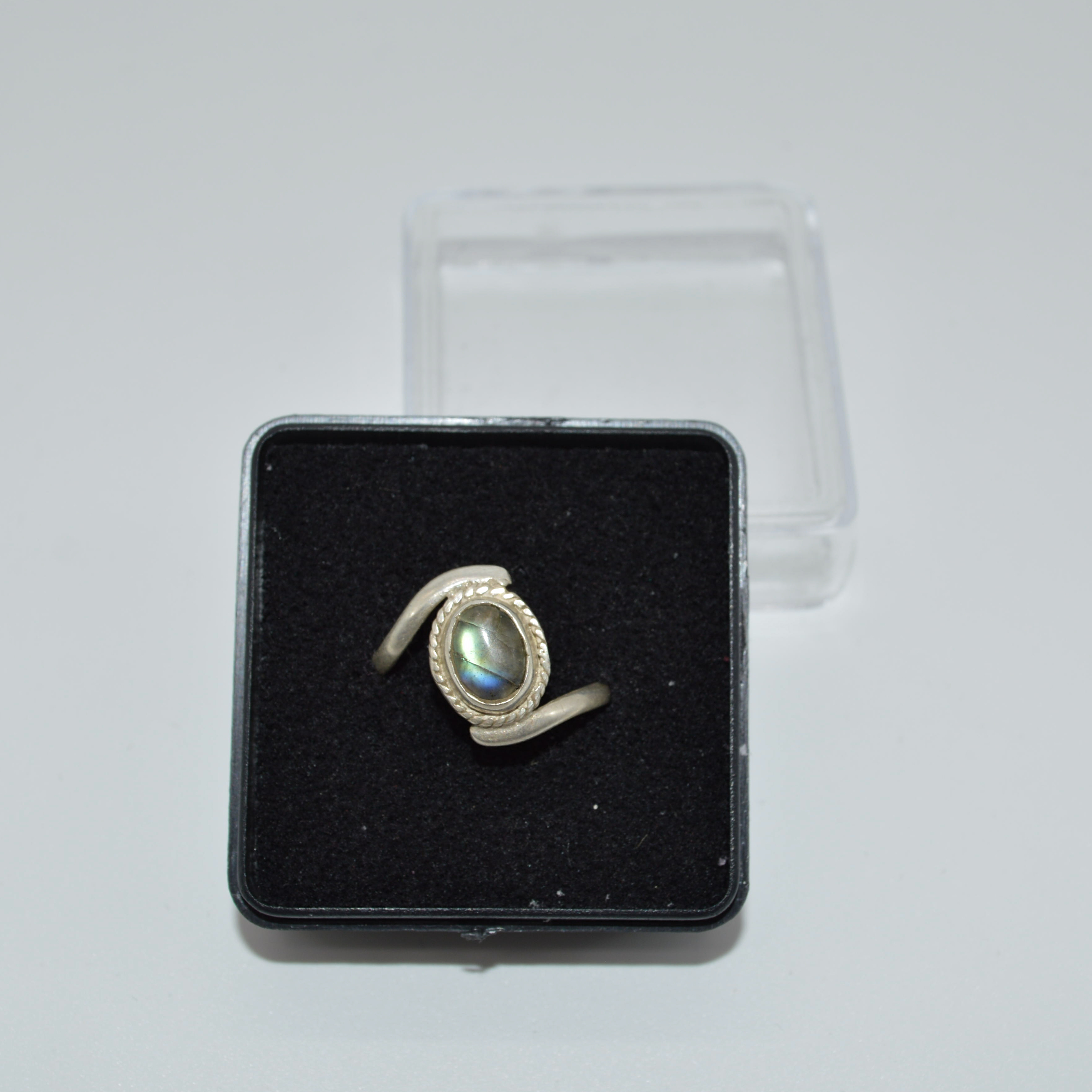 Anillo Labradorita (Plata 925)