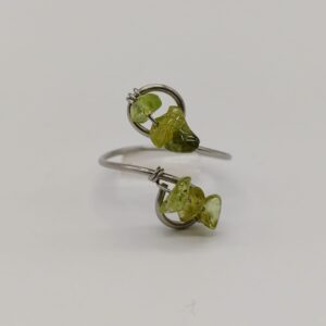 Anillo regulable Peridoto