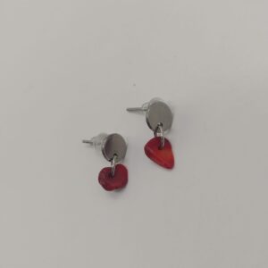Aros Coral Rojo