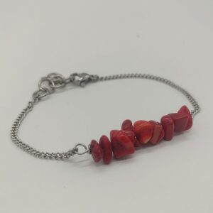 Pulsera Coral Rojo