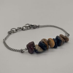 Pulsera Jaspe Madera Petrificada