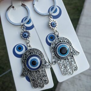 Llavero Hamsa con Ojo Turco