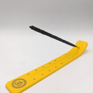 Porta Sahumerio Plástico Rectangular Amarillo Om