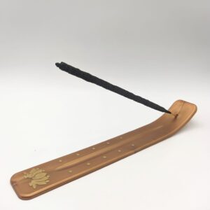 Porta Sahumerio Plástico Rectangular Dorado Loto