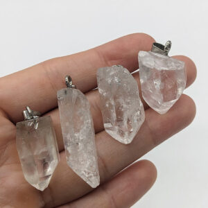 Dije Punta de Cuarzo Cristal