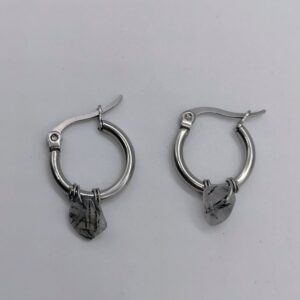 Aros Cuarzo Turmalinado