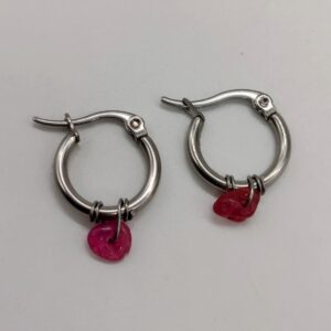 Aros Turmalina Rosa