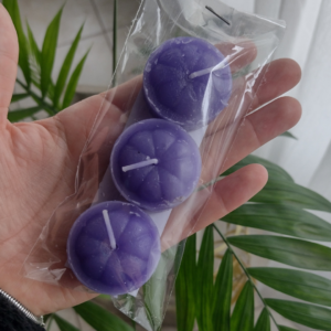 Pack velas violetas X3